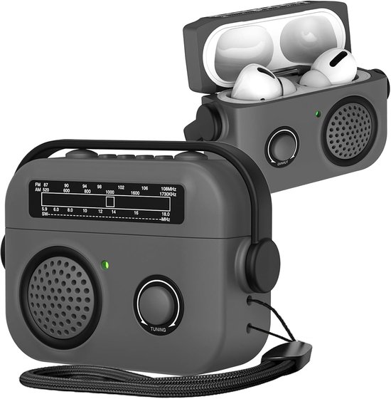Radio Design Hoesje voor AirPods Pro 3 SYJ Grijs