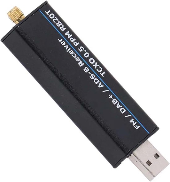 Radio Ontvanger - Frequentie Scanner - Radio Luisteren - Breed Frequentiebereik - 0.5 PPM TCXO - Zwart