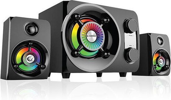 Rampage RMS-G8 bluetooth 2.1 speakerset - LED regenboog verlichting van Rampage