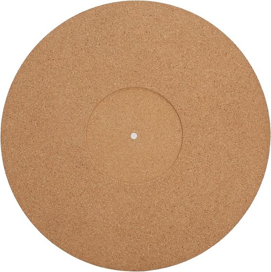 Record Pad, 30cm Soft Cork Anti Static Non-slip Turntable Slipmat Pad Diameter 295mm Plate Pad for 30cm Vinyl Plates
