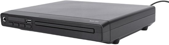 Regiovrije DVD Speler - Universele Speler Film Speler - Films Kijken - Speelt Alle Regio's - Compact Formaat - Zwart