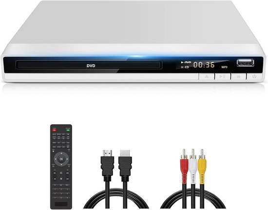 Regiovrije DVD/CD Speler met HDMI, Full HD 1080P, USB-aansluiting & Multiformaat Ondersteuning