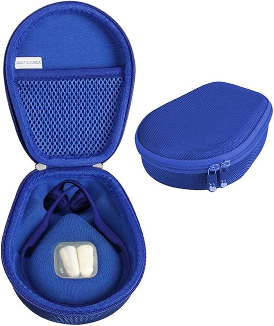 Reishoes compatibel met AFTERSHOKZ AS600SG Trekz Titanium Audio hoofdtelefoon beengeleiding Bluetooth beengeleiding koptelefoon (Blu Oceano)
