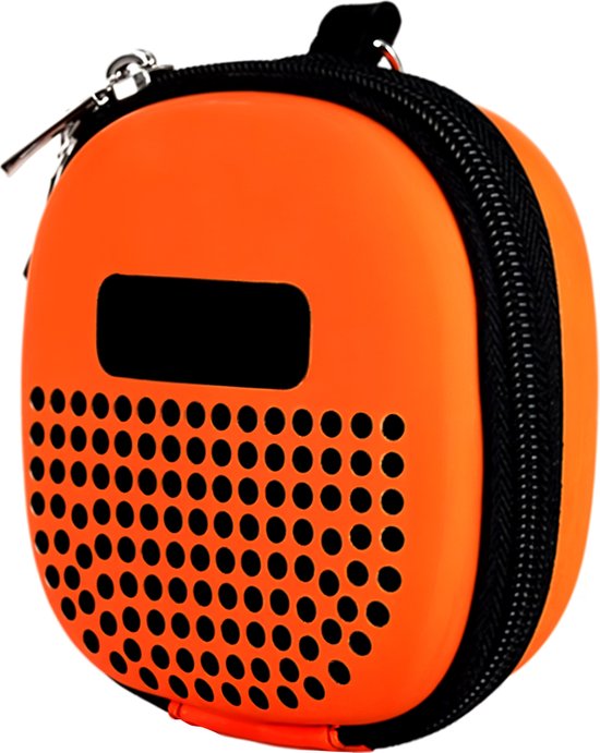 Reistas hardcase geschikt voor Bose Soundlink Micro draag tas - Oranje/Zwart van Merkloos