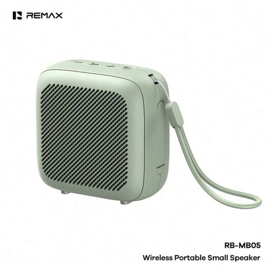 Remax RB-MB05 - Bluetooth speaker - 3W - Compact - Groen