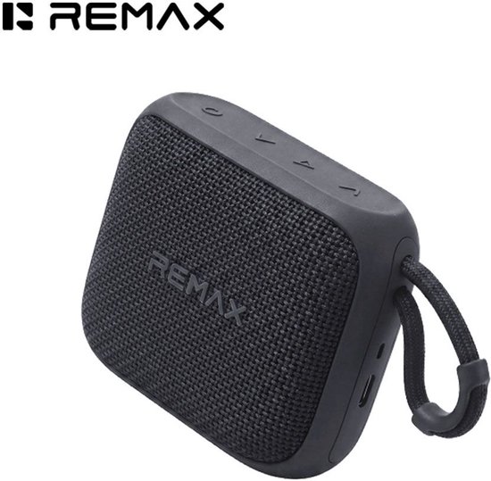Remax RB-MB16 - Bluetooth speaker - Draagbaar - Waterbestendig - Zwart