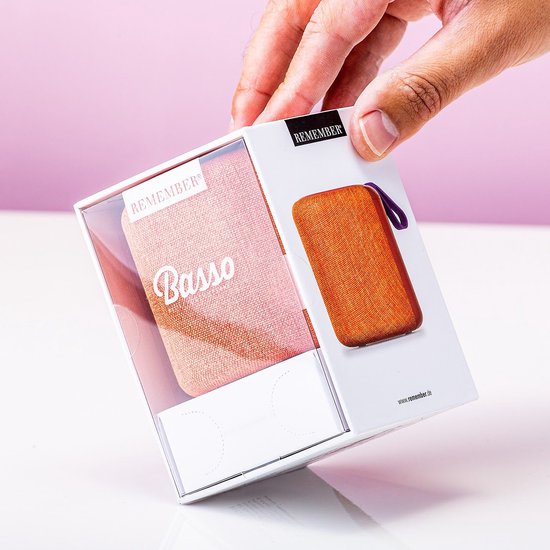 Remember Bluetooth Speaker Basso - Rosso van Gingko