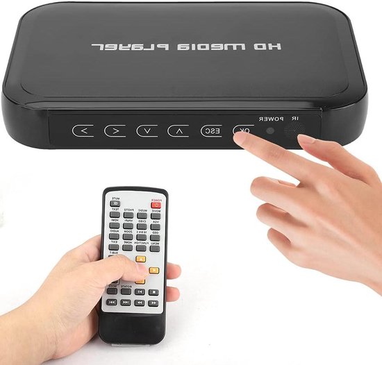 Reproductor Multimedia Para Tv 1080P Multimediaspeler M3 Hd Video Harde Schijf Speler Eu 100 240V Lecteur Video (Yctze1ygbkcwafh-02)