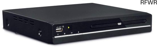 RFWR® Compacte DVD-speler met Full HD 1080p opschaling en meerdere video-aansluitingen