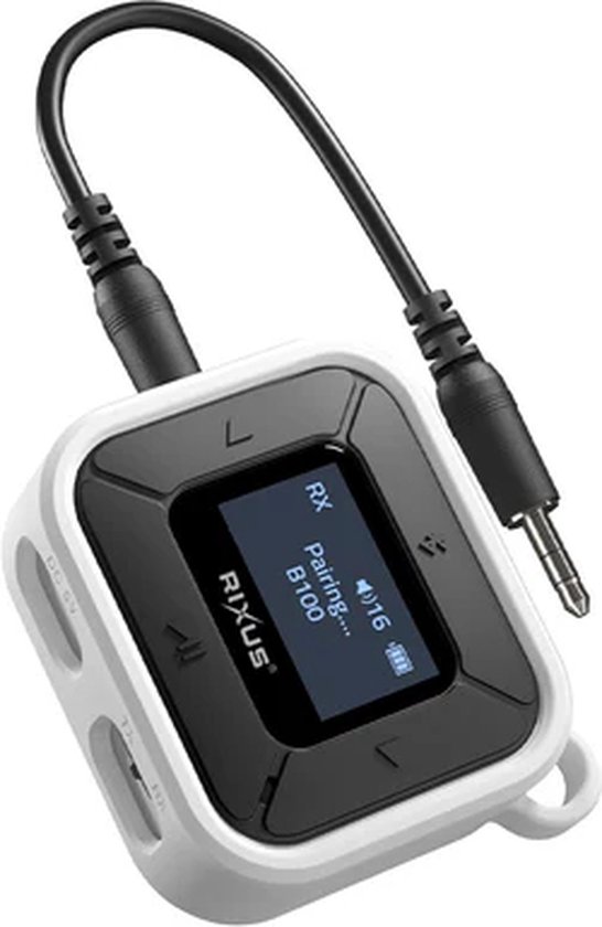 Rixus RXBT36 In-Fly Bluetooth Receiver White van Merkloos