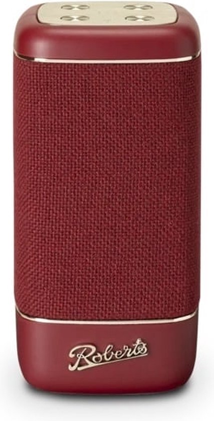 Roberts Beacon 335 (rood) Bluetooth speaker 15u batterij van Roberts