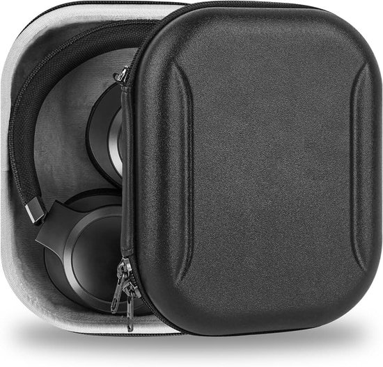 Robuuste hoofdtelefoonhoes compatibel met JBL Tune 750/710BT, Live 770NC, Tour ONE M3, harde schaal, duurzaam, multi-layer bescherming, reisetui (Zwart)