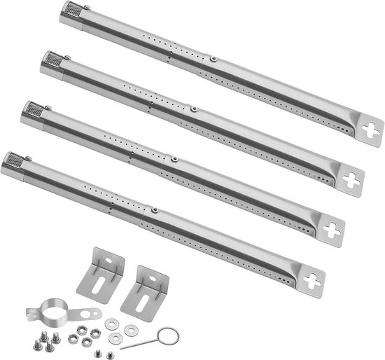 Roestvrij stalen universele brander 31-44 cm voor Napoleon Triumph 410 en Taino gasgrill - BBQ Toro grill brander vervanging met zoekwoorden 'reserveonderdelen' van BBQ-Toro