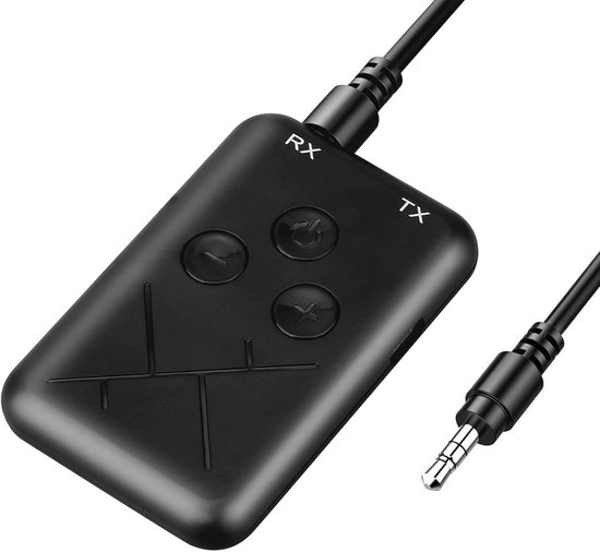 RX TX 10 2 in 1 auto-audio Bluetooth 4.2-adapter 3,5 mm A2DP Stereo Draadloze zender Ontvanger Dual Stream Multipoint Klein formaat Lichtgewicht Plug en Play van Merkloos
