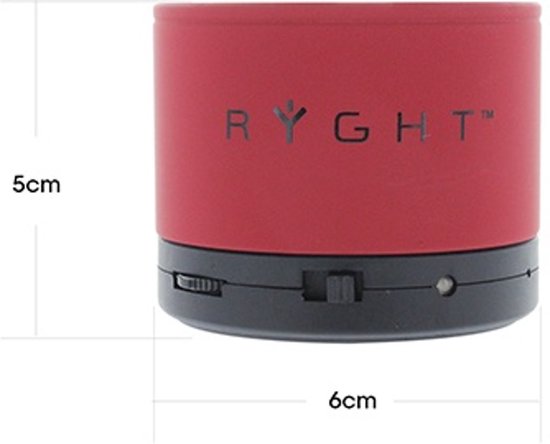 Ryght YStorm Bluetooth Red van Ryght