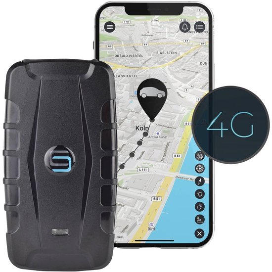 Salind GPS SALIND 20 4G GPS-tracker Voertuigtracker Zwart 1 stuk(s)