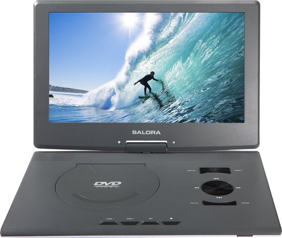 Salora DVDPLAYER14 - Draagbare DVD Speler - DVD speler auto - 14 inch - Accessoires - 2023 van Salora