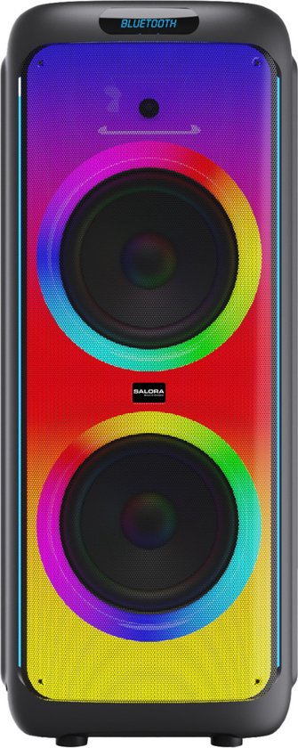 Salora PARTYBOX1200 - Party Speaker - Box - Partybox - Boombox - 1200 watt - LED verlichting van Salora