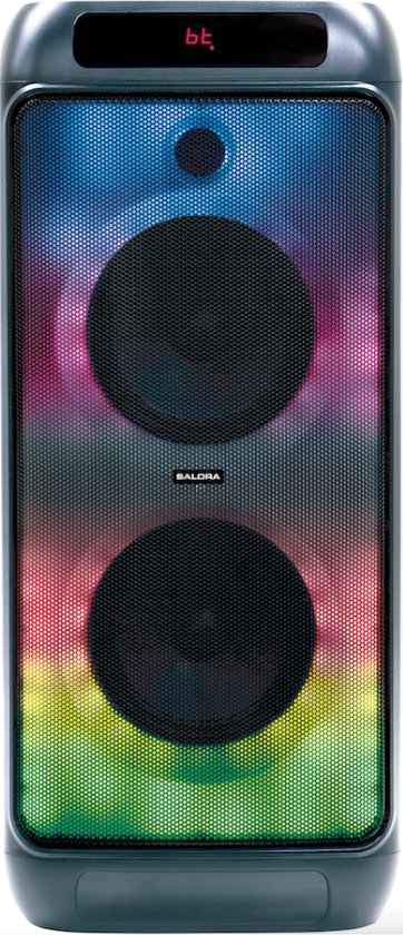Salora PARTYBOX400 - Party Speaker - Box - Speakers - Partybox - 400 watt - LED verlichting - Bluetooth van Salora