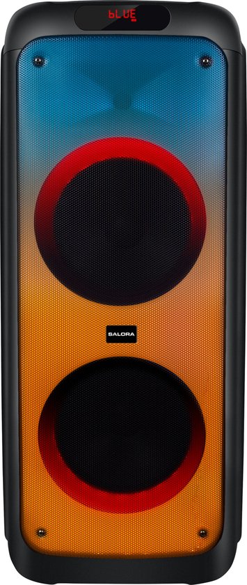 Salora PARTYBOX500 - Party Speaker - Box - Partybox - Boombox - 500 watt - LED verlichting van Salora