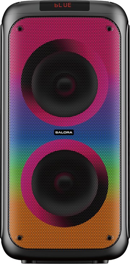 Salora PartySpeaker M1 Draadloze stereoluidspreker Zwart 22 W van Salora