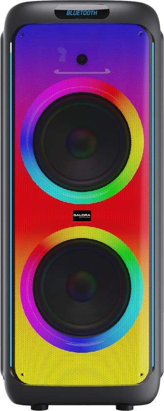 Salora PartySpeaker XXL1 Draadloze stereoluidspreker Zwart 120 W van Salora