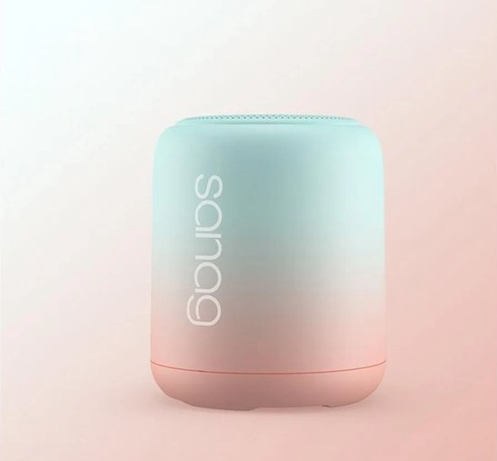 Sanag X6S Bluetooth Speaker – Draadloos & Portable – IPX5 Waterdicht – 24u Speeltijd – TWS Stereo –Groen/Rose van Merkloos