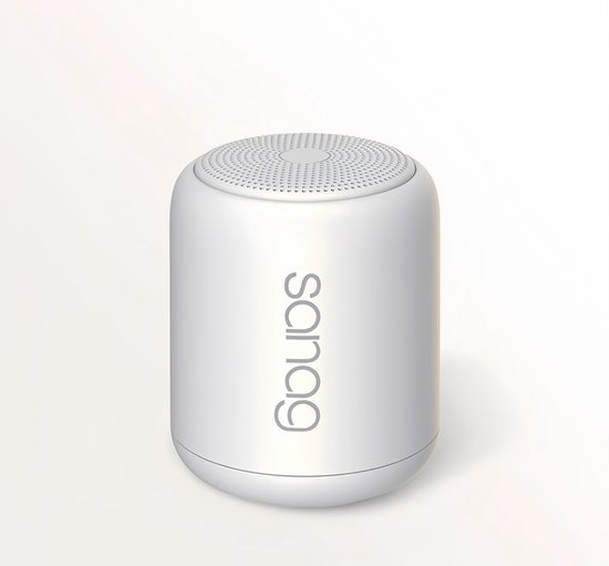 Sanag X6S Bluetooth Speaker – Draadloos & Portable – IPX5 Waterdicht – 24u Speeltijd – TWS Stereo –Pearl White van Sanag