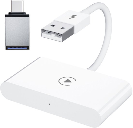 Sander Shop CarMe Luxe Carplay Dongle - Draadloos Carplay - Zwart - Alleen te gebruiken met ingebouwde Apple CarPlay en iPhone van Merkloos