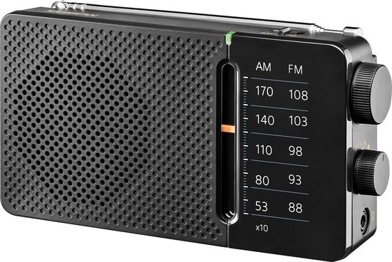 Sangean SR-36 - FM Radio - Draagbare Radio met AM en FM - Zwart van Sangean