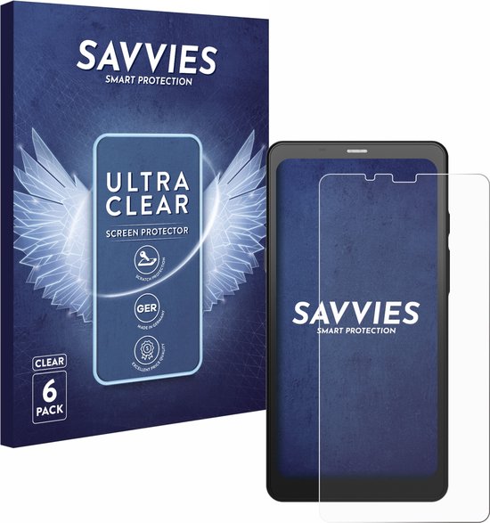 Savvies - Screenprotector voor Onyx Boox Palma - Folie Beschermfolie transparant (6 Stuks) van Savvies