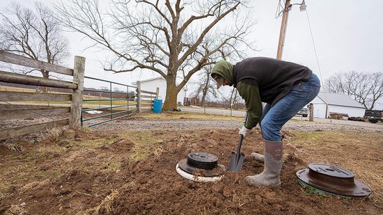Schep met robuuste constructie - ergonomische antislip handgreep - extra grote treden - tuinieren - landbeheer Shoval van Shoval