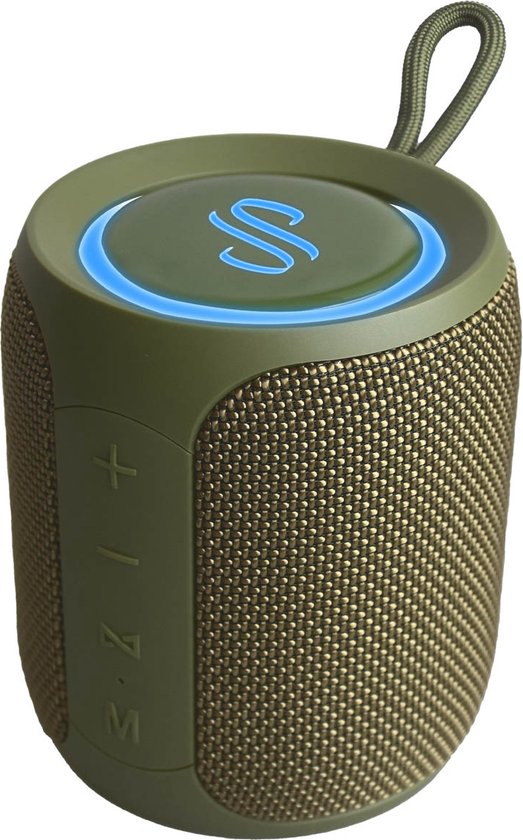 Selencia AquaPlay Bluetooth Speaker - Draadloze speaker - Waterproof - Army Green van Selencia