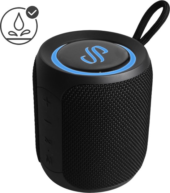 Selencia AquaPlay Bluetooth Speaker - Draadloze speaker - Waterproof - Black van Merkloos