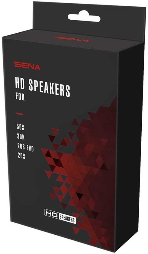 Sena HD Luidsprekers Type A – Compatibel met 20S / 20S EVO / 30K / 50S – Zwart