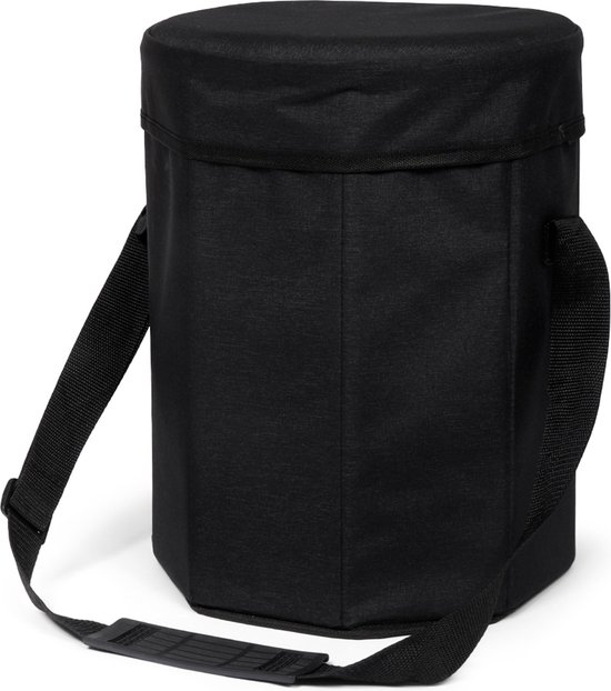 SENZA Sit To Go Koeltas 28L - Te Gebruiken Als Kruk - Zwart van Senza