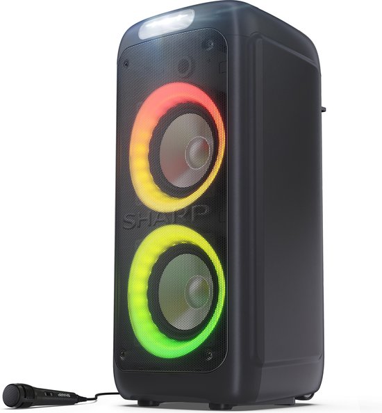 Sharp PS-949 XPARTY Streetbeat Partyspeaker - 130W - Microfoon - bluetooth