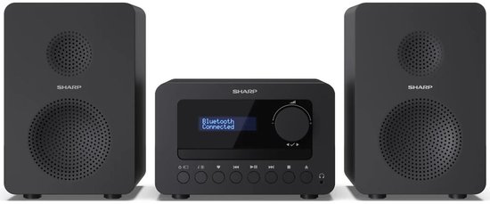 Sharp XL-B514(BK) TOKYO FM Hi-Fi Micro Systeem, Zwart | Sharp van Merkloos