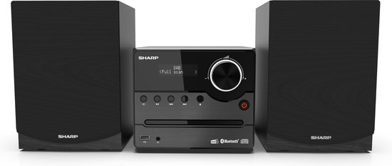 Sharp XL-B517D Home audio-microsysteem Zwart van Sharp