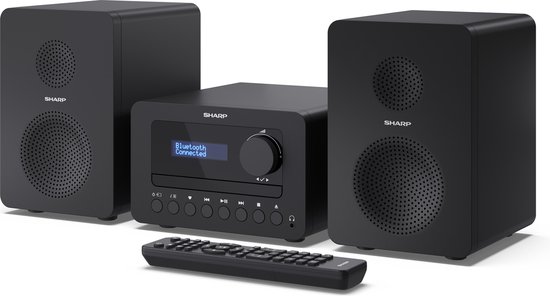 Sharp XL-B520D(BK) Micro geluidssyteem met DAB+ - CD - Bluetooth - zwart van Sharp
