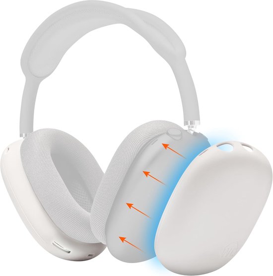 ShellZ Max - Beschermende hoofdtelefoonbuitenhoes voor Airpods Max Gemaakt door Wicked Cushions | Gemaakt met premium siliconen | (Voorheen bekend als WC ProtectZ) | Beige | Door Wicked Cushions | Gemaakt met premium siliconen | Beige