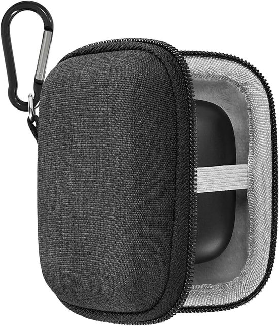 Shield Hoes voor JBL Tour Pro 3 draadloze hoofdtelefoon, Sense Lite, Wave Buds True draadloos, vervangende harde hoes met karabijnhaak (donkergrijs)