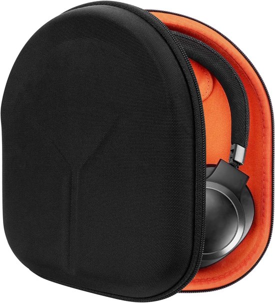 Shield koptelefoonhoes compatibel met JBL TUNE 770NC/760NC/750NC/720BT, Live 770NC – Vervangende harde schaal reisetui met kabelopslag (Zwart)