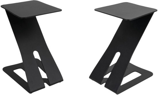 Showgear Table Monitor Z-Stand Twee studiomonitor speaker tafelstatieven - zwart