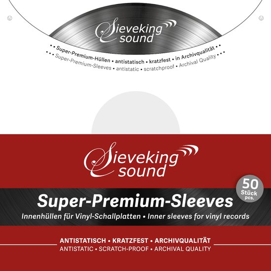 Sieveking Sound Super Premium Inner Sleeves van Merkloos