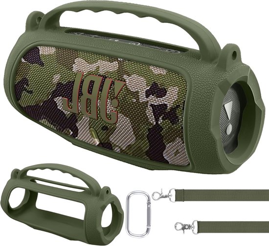 Siliconen Beschermhoes voor Draagbare Bluetooth Speaker JBL Charge 5 - Ideaal voor Reizen en Bescherming van Merkloos