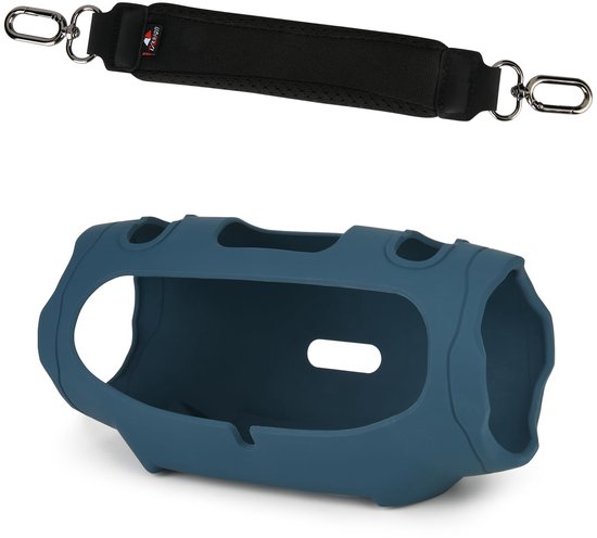 Siliconen beschermhoes voor JBL Xtreme 4 luidspreker beschermhoes voor JBL Xtreme 4 Bluetooth luidspreker accessoires (blauw) van Merkloos