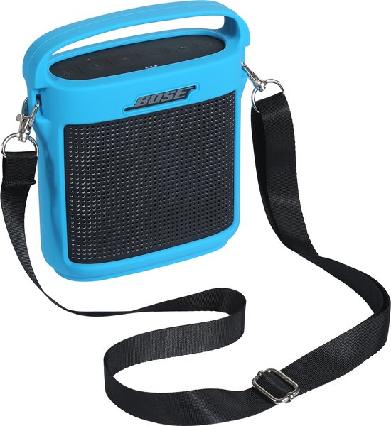 Siliconen Case geschikt voor Bose Soundlink Color II - Bluetooth speaker - Blauw van Xccess