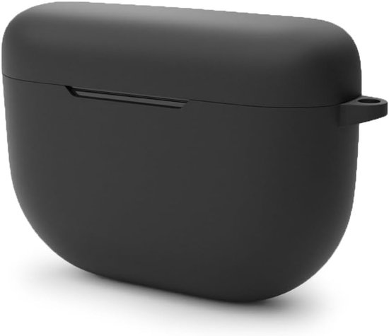 Siliconen Hoes Beschermhoes Omslag voor Jabra Elite 10 Hoofdtelefoon in Zwart