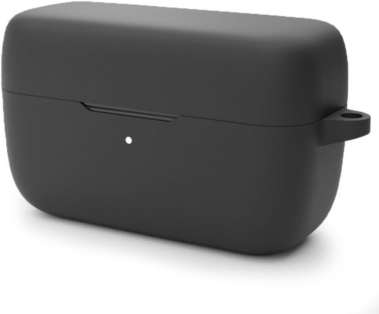 Siliconen Hoes Beschermhoes Omslag voor Jabra Elite 5 Hoofdtelefoon in Zwart